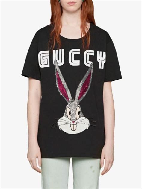 gucci shirt bugs bunny|bugs bunny wearing gucci.